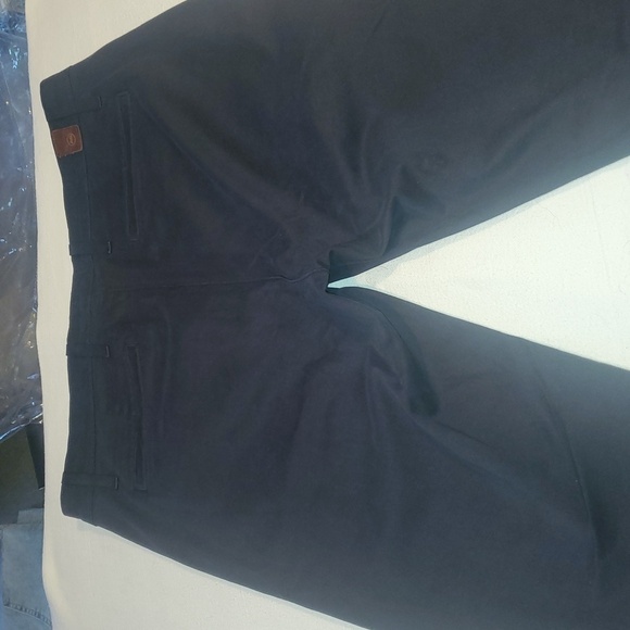 Adriano Goldscmied The Lux Khaki Tailored Trouser Sz. 32R Blue Pants - Picture 5 of 11